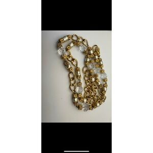 Lawrence Vrba Baroque Pearl & Crystal Statement Necklace